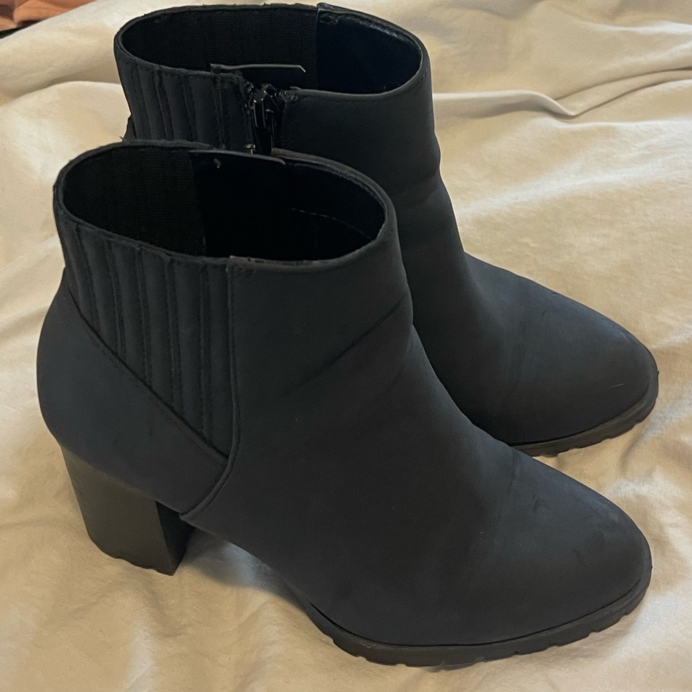 Kelly & Katie booties heeled